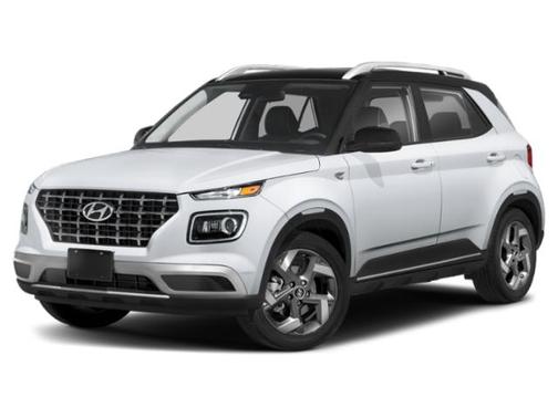 Lunar White w/Black Roof 2024 Hyundai VENUE Limited