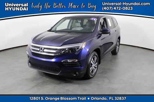 Blue 2016 Honda Pilot EX-L