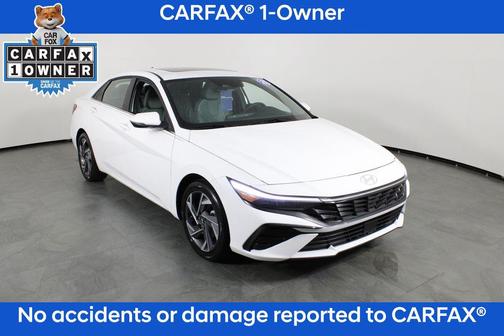 Serenity White 2025 Hyundai ELANTRA HEV Limited