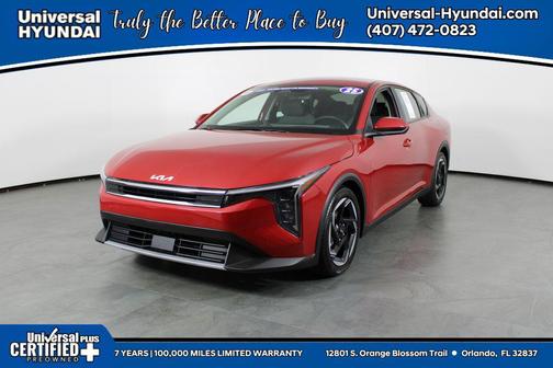 Currant Red 2025 Kia K4 EX