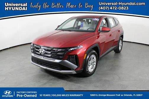 Ultimate Red 2026 Hyundai TUCSON SE