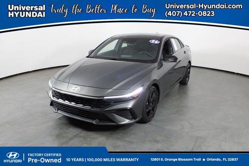 Amazon Gray 2026 Hyundai ELANTRA Sport