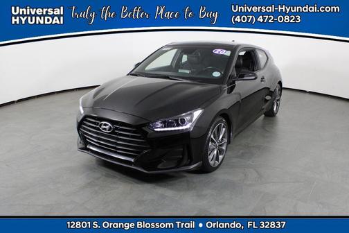 Ultra Black 2020 Hyundai Veloster 2