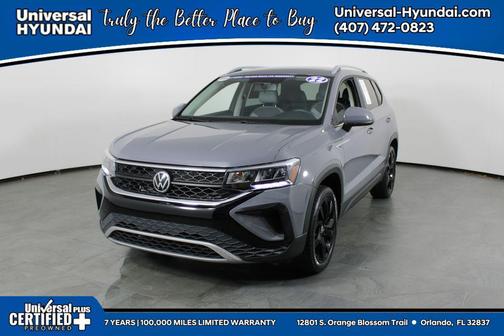 Pure Gray 2022 Volkswagen Taos 1.5T SE