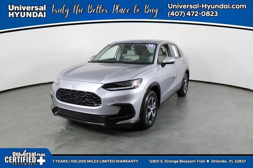 Grey 2024 Honda HR-V EX-L