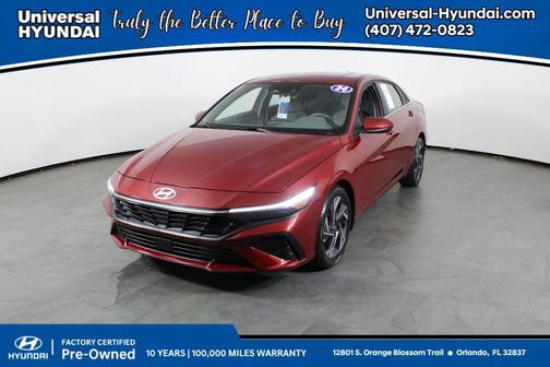 Ultimate Red 2024 Hyundai ELANTRA SEL