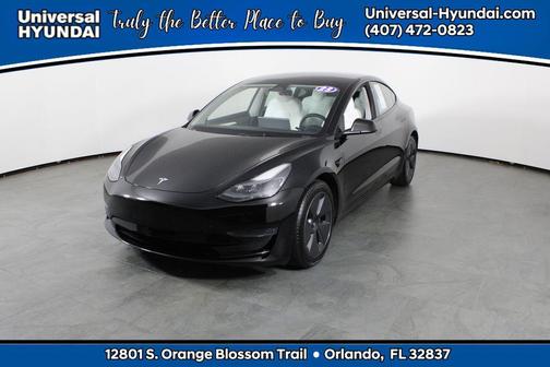 Solid Black 2023 Tesla Model 3 Long Range