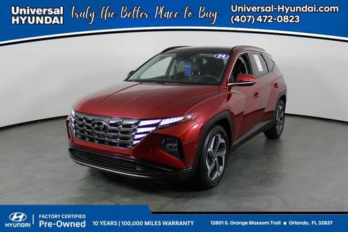 Ultimate Red 2024 Hyundai TUCSON Limited