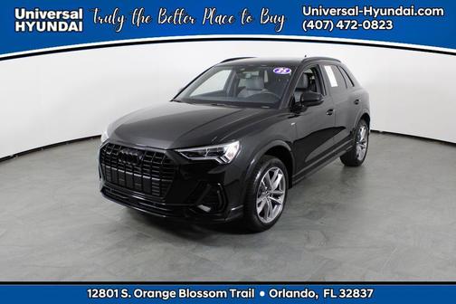 Mythos Black Metallic 2025 Audi Q3 Premium 45 TFSI S line quattro Tiptronic