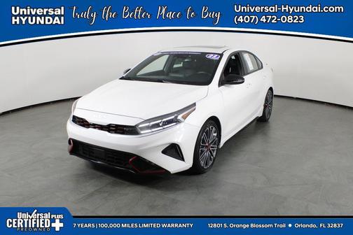 Snow White Pearl 2023 Kia Forte GT