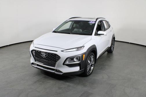 Chalk White 2020 Hyundai KONA Ultimate