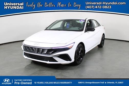 Serenity White 2026 Hyundai ELANTRA Sport