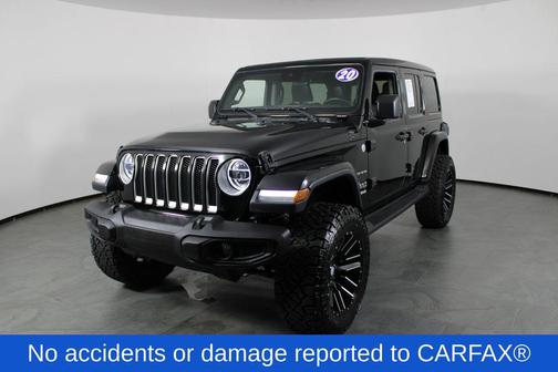 Black Clearcoat 2020 Jeep Wrangler Unlimited Sahara