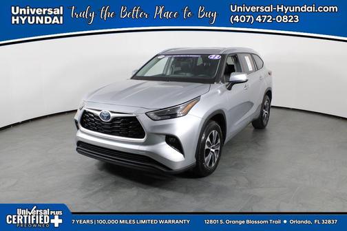 2022 Toyota Highlander Hybrid XLE