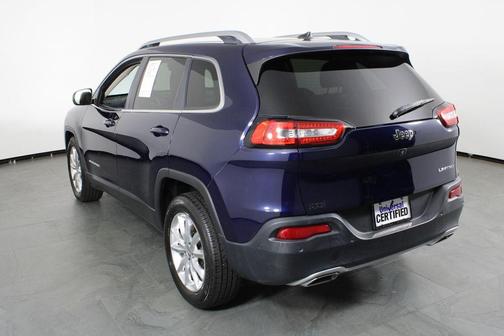 True Blue Pearlcoat 2016 Jeep Cherokee Limited