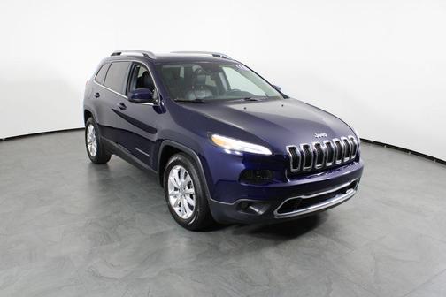 True Blue Pearlcoat 2016 Jeep Cherokee Limited