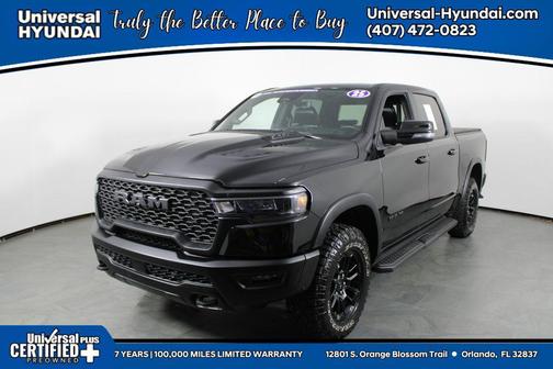 Diamond Black Crystal Pearlcoat 2025 RAM 1500 Rebel