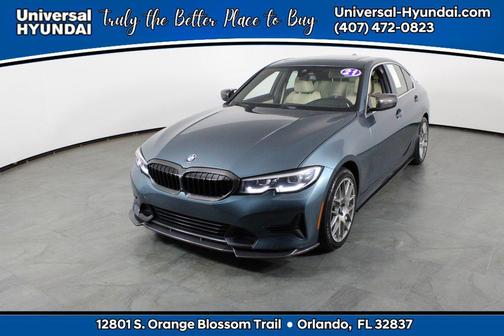 Blue 2021 BMW 330 330i