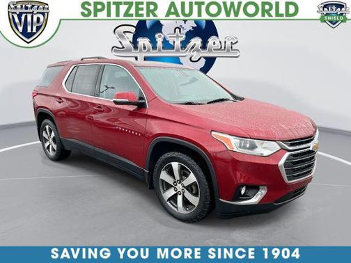 Red 2018 Chevrolet Traverse LT Leather