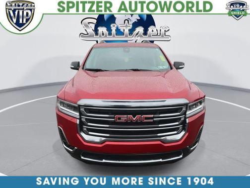 Volcanic Red Tintcoat 2023 GMC Acadia AWD AT4