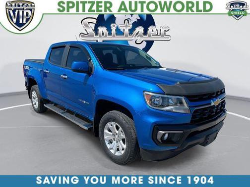Bright Blue Metallic 2022 Chevrolet Colorado LT