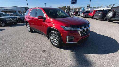 Radiant Red Tintcoat 2023 Chevrolet Traverse LT Cloth