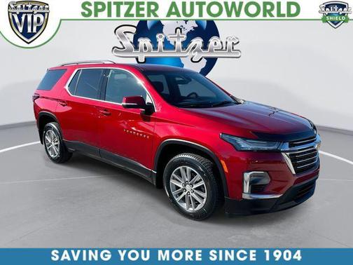 Radiant Red Tintcoat 2023 Chevrolet Traverse LT Cloth