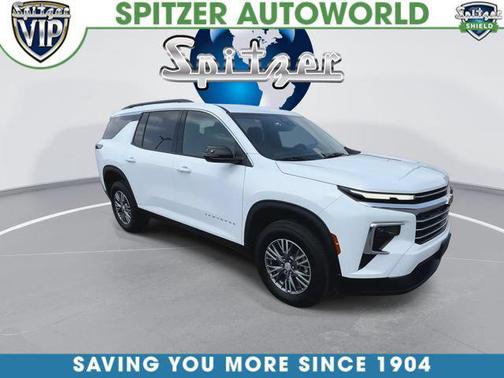 Summit White 2025 Chevrolet Traverse LT