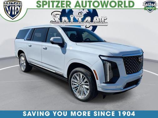 Vibrant White Tricoat 2026 Cadillac Escalade ESV Luxury