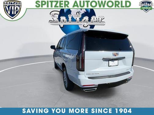 Vibrant White Tricoat 2026 Cadillac Escalade ESV Luxury