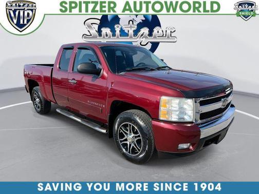 Red 2008 Chevrolet Silverado 1500 LT1 Extended Cab