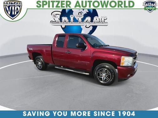 Red 2008 Chevrolet Silverado 1500 LT1 Extended Cab