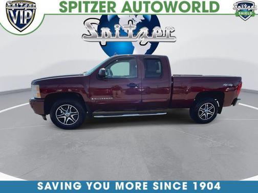Red 2008 Chevrolet Silverado 1500 LT1 Extended Cab