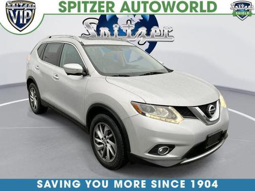 Brilliant Silver 2015 Nissan Rogue SL
