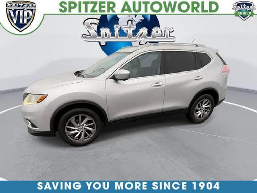 Brilliant Silver 2015 Nissan Rogue SL