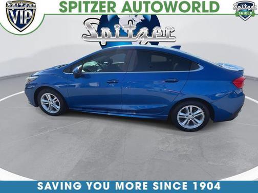 Blue 2016 Chevrolet Cruze LT Auto
