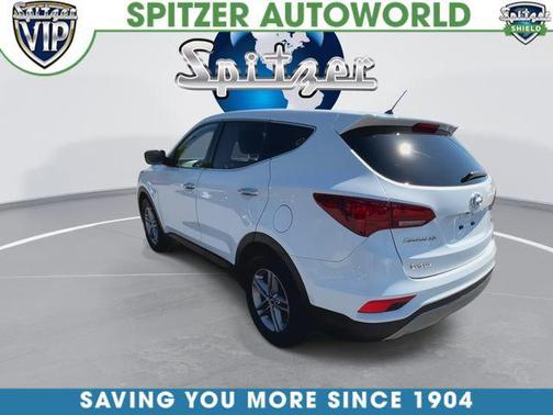Pearl White 2018 Hyundai Santa Fe Sport 2.4L