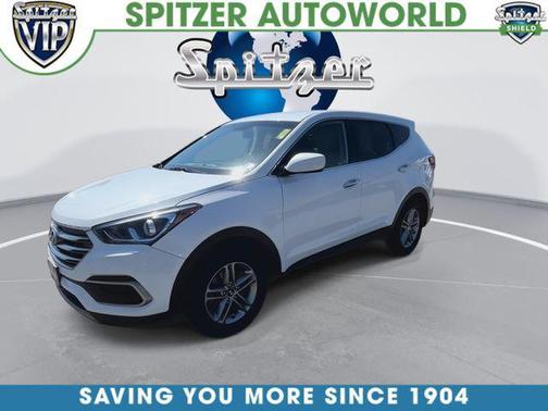 Pearl White 2018 Hyundai Santa Fe Sport 2.4L