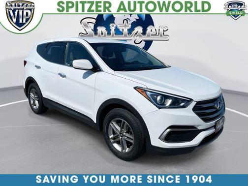 Pearl White 2018 Hyundai Santa Fe Sport 2.4L