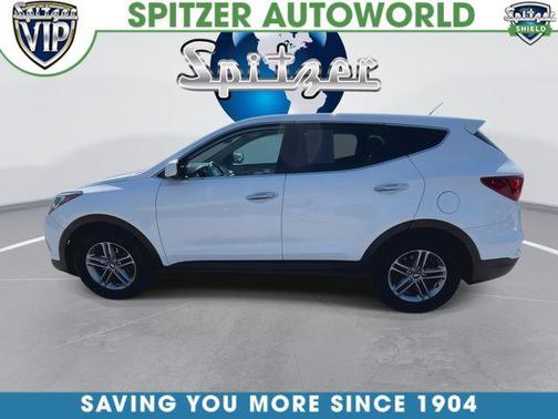 Pearl White 2018 Hyundai Santa Fe Sport 2.4L