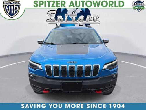 Hydro Blue Pearlcoat 2021 Jeep Cherokee Trailhawk