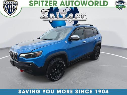 Hydro Blue Pearlcoat 2021 Jeep Cherokee Trailhawk