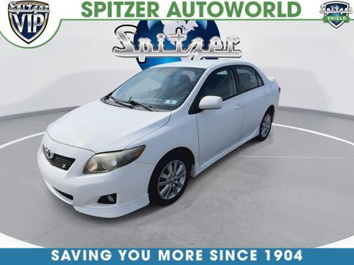 Super White 2010 Toyota Corolla S