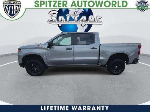 Sterling Gray Metallic 2026 Chevrolet Silverado 1500 Custom Trail Boss
