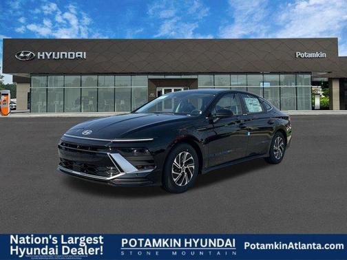 Black 2026 Hyundai SONATA Hybrid Blue