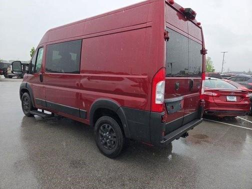 Deep Cherry Red Crystal Pearlcoat 2023 RAM ProMaster 2500 High Roof