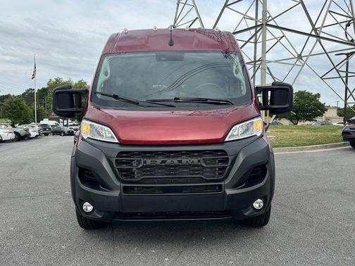 Deep Cherry Red Crystal Pearlcoat 2023 RAM ProMaster 2500 High Roof