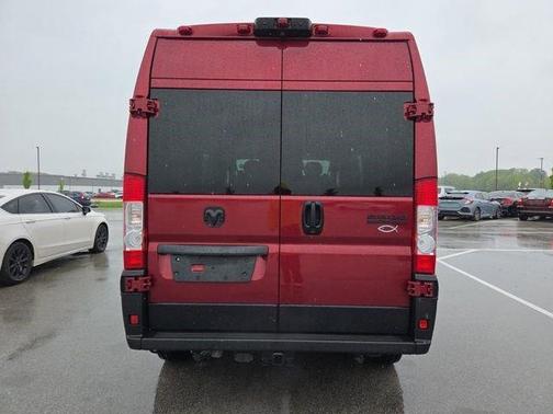 Deep Cherry Red Crystal Pearlcoat 2023 RAM ProMaster 2500 High Roof
