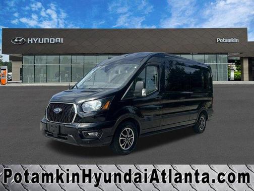 Black Metallic 2023 Ford Transit-350 XLT