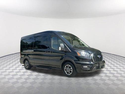 Black Metallic 2023 Ford Transit-350 XLT